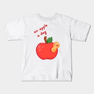 An apple a day Kids T-Shirt